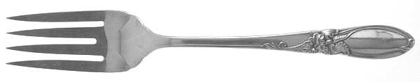 White Orchid (Silverplate, 1953) Individual Salad Fork