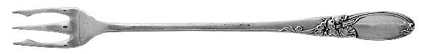 White Orchid (Silverplate, 1953) Cocktail/Seafood Fork