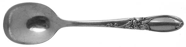 White Orchid (Silverplate, 1953) Straight Handle Baby Spoon