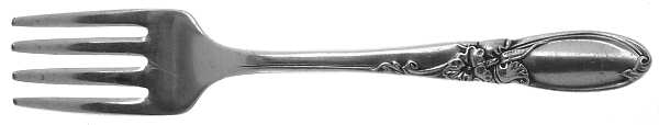 White Orchid (Silverplate, 1953) Baby Fork