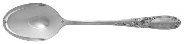 White Orchid (Silverplate, 1953) Place/Oval Soup Spoon