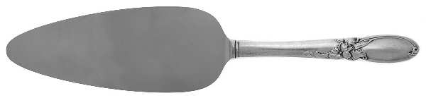 White Orchid (Silverplate, 1953) Pie Server with Stainless Blade