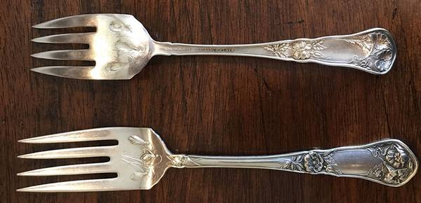 Wildwood II (Silverplate, 1908) Individual Solid Fish Fork