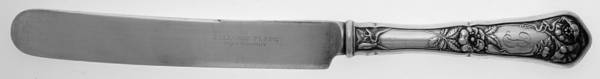 Wildwood II (Silverplate, 1908) Monogramed Old French Hollow Knife