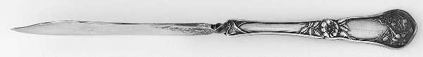 Wildwood II (Silverplate, 1908) Flat Twisted Handle Master Butter Knife