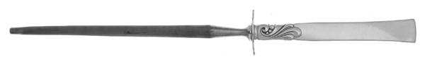 Wind Song (Silverplate, 1955) Small Steel Rod Sharpener Knife