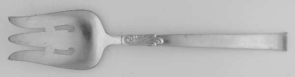 Wind Song (Silverplate, 1955) Medium Solid Cold Meat Serving Fork