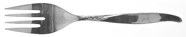 Winsome I (Silverplate, 1959) Medium Solid Cold Meat Serving Fork