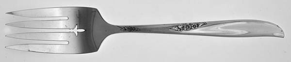 Winsome II (Silverplate, 1960) Medium Solid Cold Meat Serving Fork
