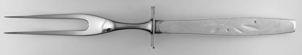 Will O' Wisp (Sterling, 1968) Small Steak Carving Fork with Stainless Prongs