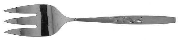 Will O' Wisp (Stainless) Medium Solid Cold Meat Serving Fork