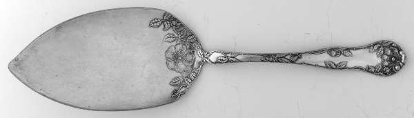 Wild Rose (Silverplate, 1904) Large Solid Pie Knife