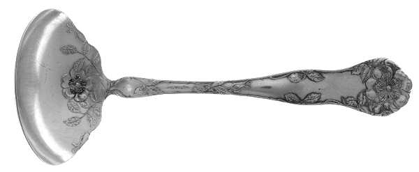 Wild Rose (Silverplate, 1904) Solid Gravy Ladle