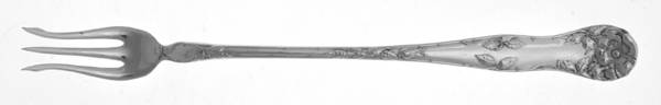 Wild Rose (Silverplate, 1904) Long Handle Pickle/Olive Fork