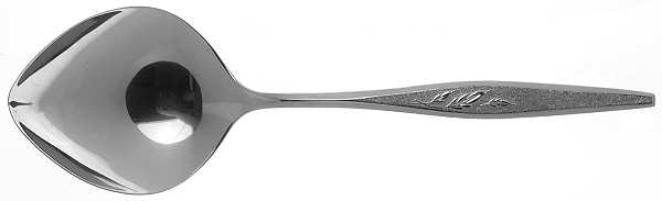 Woodmere (Stainless) Solid Smooth Casserole Spoon