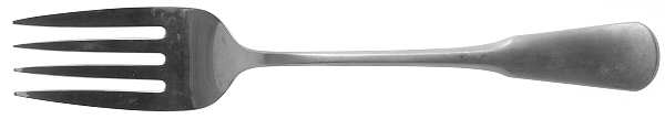 Yankee Clipper (Stainless) Medium Solid Cold Meat Serving Fork