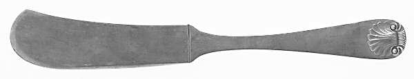 Windsor Shell (Sterling, 1967) Flat Handle Master Butter Knife