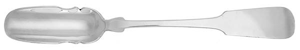 Fiddleback-Old (Sterling, 1810) Solid Cheese Scoop