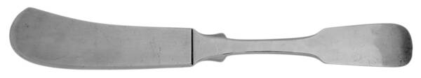 Fiddleback-Old (Sterling, 1810) Flat Handle Master Butter Knife