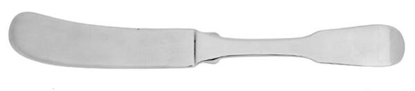 Fiddleback-Old (Sterling, 1810) Flat Handle Butter Spreader
