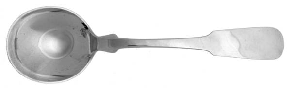 Fiddleback-Old (Sterling, 1810) Round Bowl Soup Spoon (Cream Soup)