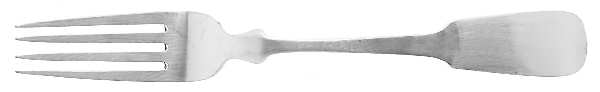 Fiddleback-Old (Sterling, 1810) Fork