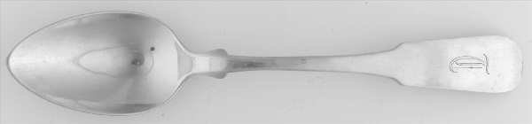 Fiddleback-Old (Sterling, 1810) Dessert/Oval Soup Spoon