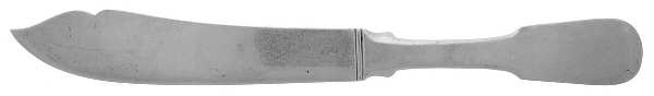 Fiddleback-Old (Sterling, 1810) Individual Solid Fish Knife