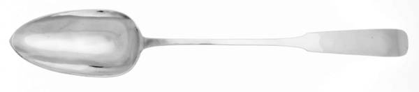 Moulton (Sterling, 1800) Solid Platter Spoon with Button
