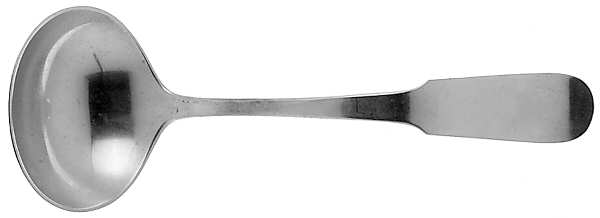 Moulton (Sterling, 1800) Solid Piece Cream Ladle