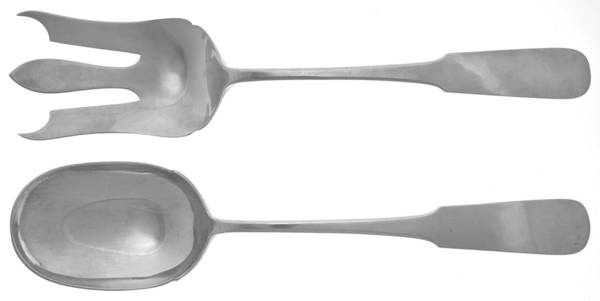 Moulton (Sterling, 1800) (2 Pc) Solid Salad Set