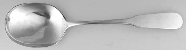 Moulton (Sterling, 1800) Solid Salad Serving Spoon