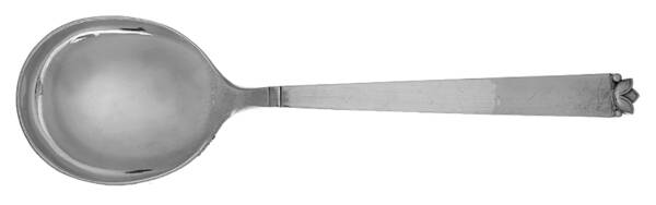 Oak Leaf (Sterling, 1939, No Signature Marks) Solid Serving Spoon