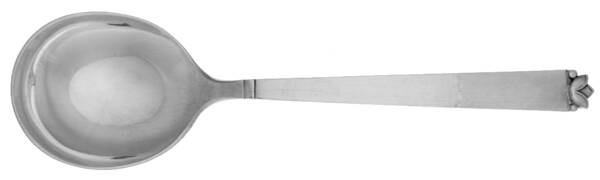 Oak Leaf (Sterling, 1939, No Signature Marks) Solid Serving Spoon by Old Newbury
