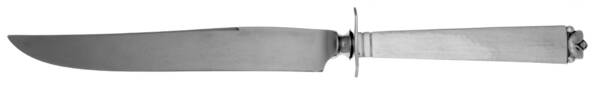Oak Leaf (Sterling, 1939, No Signature Marks) Small Carving Knife Stainless Blade W/Sterling Gua