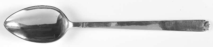 Oak Leaf (Sterling, 1939, No Signature Marks) Solid Platter Spoon
