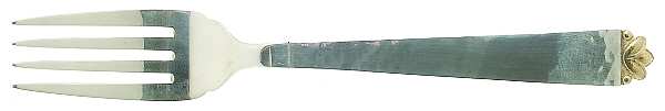 Oak Leaf Gold (Sterling, 1965, Gold Accent) Individual Solid Fish Fork