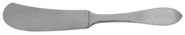 Old Newbury (Sterling, 1800) Flat Handle Butter Spreader
