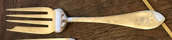 Old Newbury (Sterling, 1800) Pastry Fork