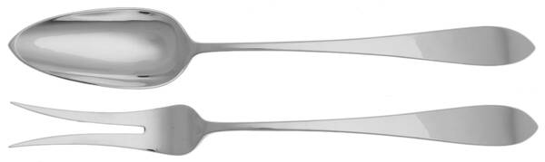 Old Newbury (Sterling, 1800) Serving Solid, 2-Piece Chop Set