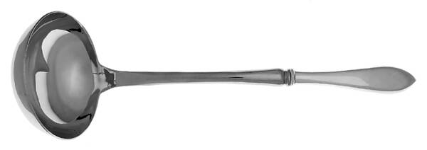 Old Newbury (Sterling, 1800) Soup Ladle with Stainless Bowl HC