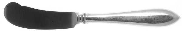 Old Newbury (Sterling, 1800) Butter Spreader Hollow Hdl-Paddle/Stainless Blade