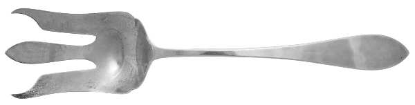 Old Newbury (Sterling, 1800) Oversize Solid Salad Servng Fork