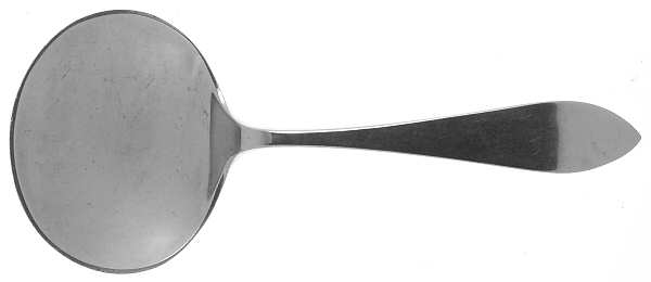 Old Newbury (Sterling, 1800) Almond Spoon, Solid Piece