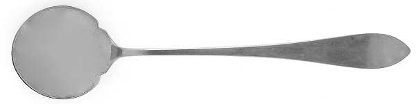Old Newbury (Sterling, 1800) Pierced Bowl Short Handle Olive Spoon
