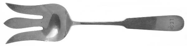 Panel Antique (1810) Solid Salad Serving Fork