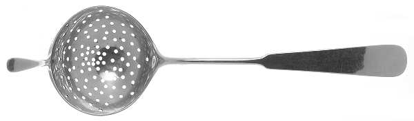 Panel Antique (1810) Solid Individual Overcup Tea Strainer