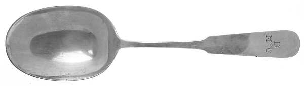 Panel Antique (1810) Oversize Solid Salad Serving Spoon