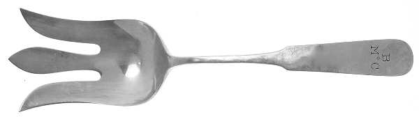 Panel Antique (1810) Oversize Solid Salad Servng Fork