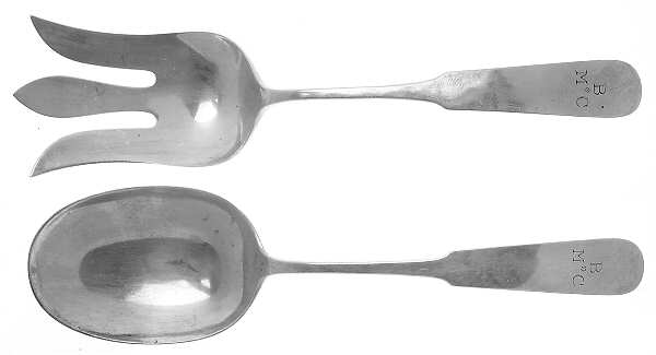 Panel Antique (1810) Solid Oversized Serving Salad Set